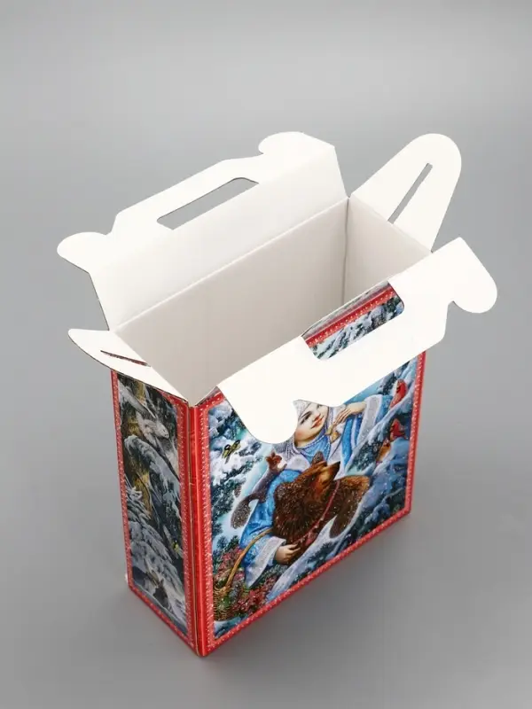 Подарочная новогодняя коробка «Зимняя сказка», для сладких подарков, 16.8×7×25 см Подарочная новогодняя коробка «Зимняя сказка», для сладких подарков, 16.8×7×25 см