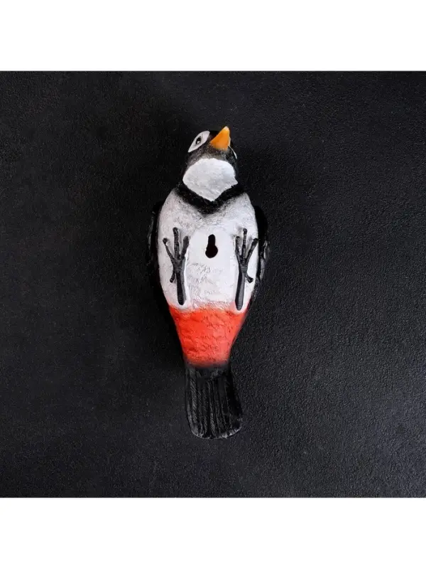 Садовая фигура из полистоуна &laquo;Дятел&raquo;, подвесная, 10.5&times;9&times;23.5 см