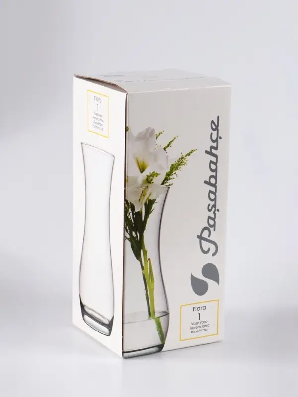 Ваза «Соблазн», волна, h=25.5 см, стекло, бело-серебристая Ваза «Соблазн», волна, h=25.5 см, стекло, бело-серебристая