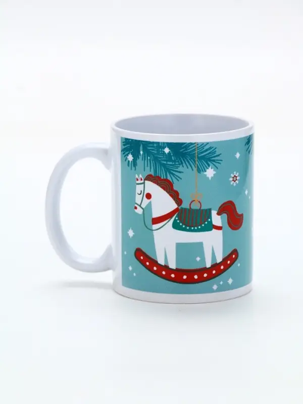 Кружка керамическая новогодняя «Сказочного Нового года!», 320 мл