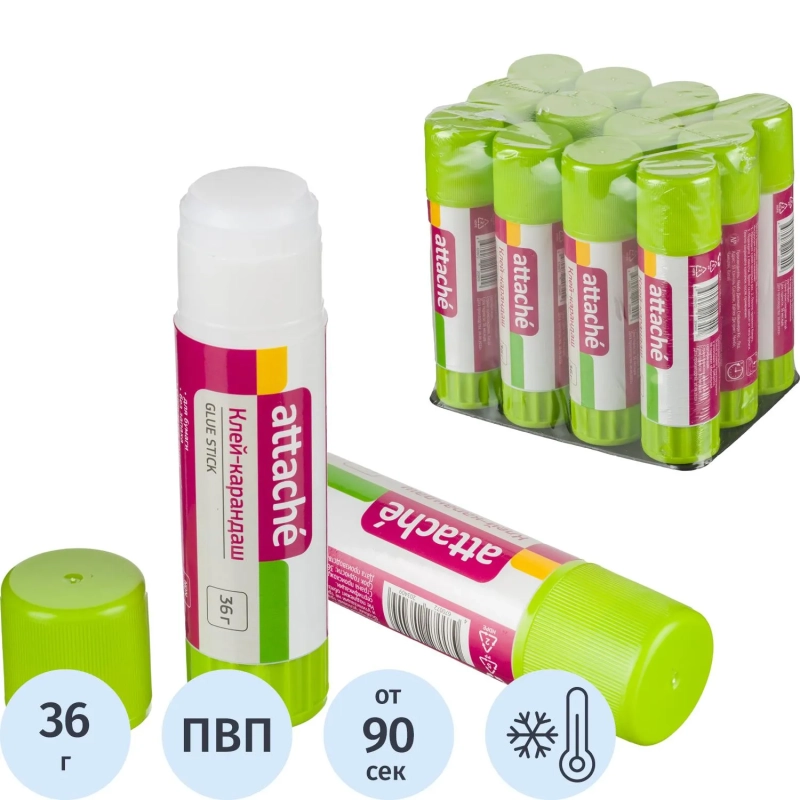 Клей-карандаш 36г _Attache