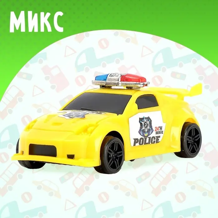 Машина «Дорожный патруль», МИКС Машина «Дорожный патруль», МИКС