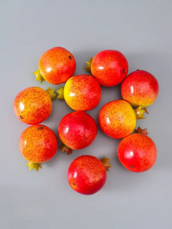 Муляж "Гранат" 10 см, жёлто-красный