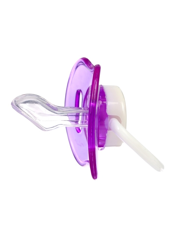 Пустышка ортодонтическая, с колпачком, от 3 мес., цвет розовый/фиолетовый Пустышка ортодонтическая, с колпачком, от 3 мес., цвет розовый/фиолетовый