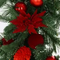 Гирлянда хвойная &laquo;С шарами&raquo; 180&times;30 см, d ветки 7 см, 144 веток, отгибаются