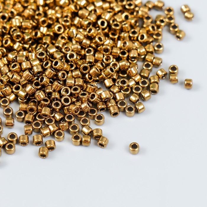 Бисер стекло 11/0  Бисер стекло 11/0 "Цилиндр. Бронзовый глянец" 10 гр