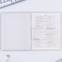 Тетрадь в клетку, предметная, 48 л.,на скрепке, А5 «МИНИМАЛИЗМ. Алгебра»