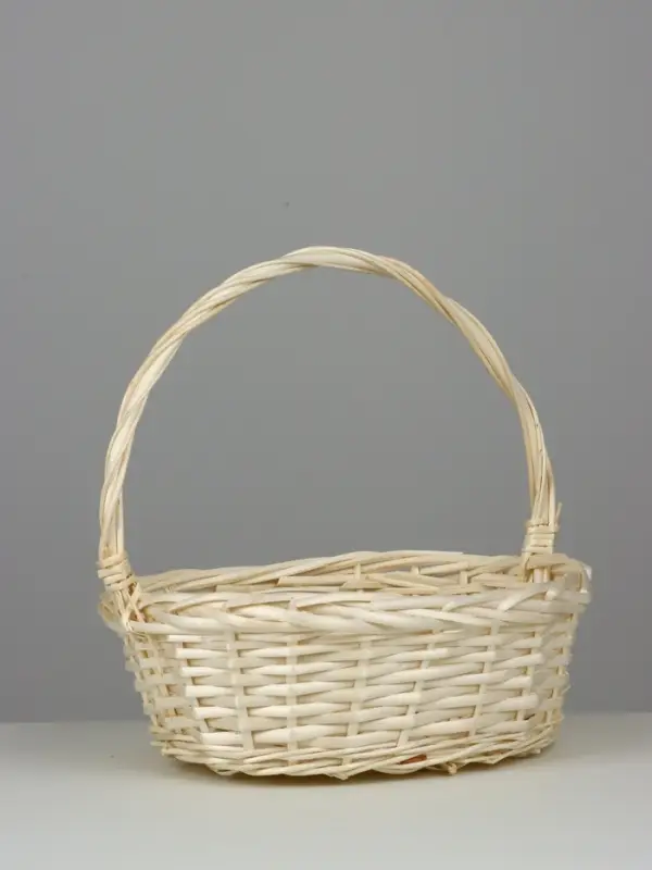 Набор корзин  (ива): 36x28xH13xHH36; 31x23xH12xHH31; 25x18xH10xHH26, 3 шт. Выбеленный Набор корзин  (ива): 36x28xH13xHH36; 31x23xH12xHH31; 25x18xH10xHH26, 3 шт. Выбеленный