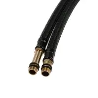 Подводка гибкая для смесителя ZEIN engr, нейлон, 1/2", М10, 60 см, набор 2 шт., черная