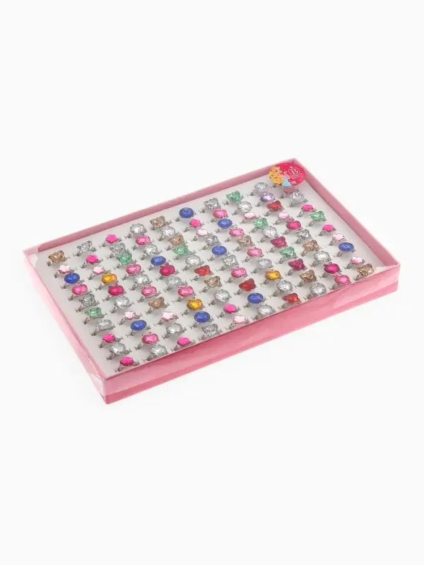 Кольцо &laquo;Выбражулька. Ассорти&raquo;, форма МИКС, цвет МИКС, безразмерное