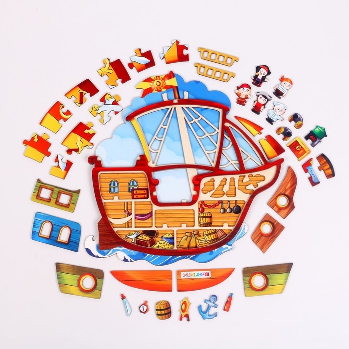 Пазл «Пиратский корабль»