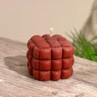 Свеча фигурная формовая &laquo;Шоколад&raquo;, 6&times;6&times;6 см, соевый воск, МИКС