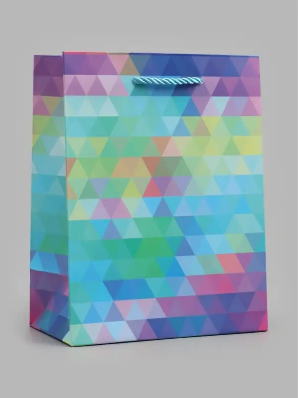 Пакет подарочный ламинированный "Лабиринт", S 18 x 23 х 10 см
