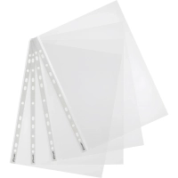 Файл-вкладыш Комус А4+ 90 мкм рифленый 50 штук в упаковке