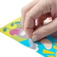 Набор для творчества. Аппликация фольгой "Медвежонок" размер 138х165 мм (конверт, 6 цв)