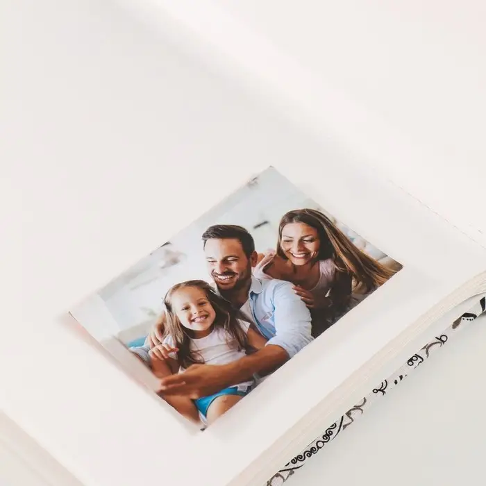 Фотоальбом магнитный 30 листов "Узоры" обложка текстиль 33,5х28,5х5 см