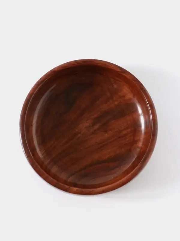 Чаша &laquo;Стебель&raquo;, 17.5&times;17.5&times;5 см, дерево шишам