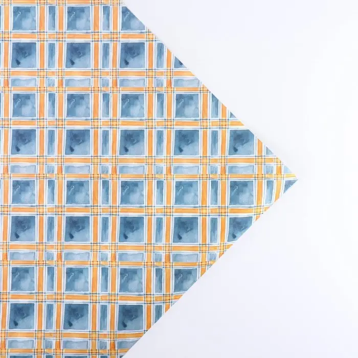 Бумага упаковочная двухсторонняя крафтовая &laquo;Джентельмен&raquo;, 70 х 100 см