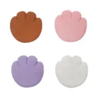 Набор фигурных ластиков Calligrata &laquo;Лапка&raquo;, 5 штук, МИКС