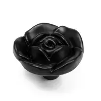Ручка кнопка ТУНДРА Rose 01, черная