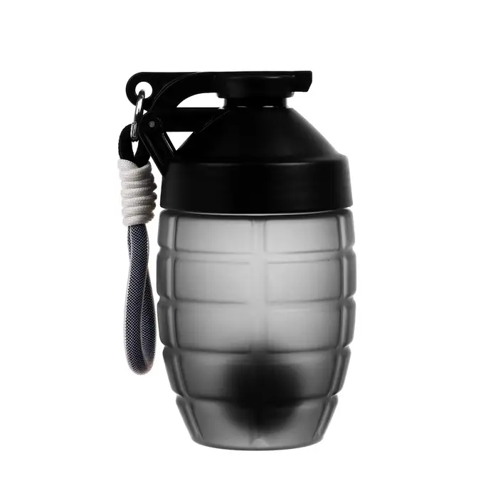 Шейкер спортивный &laquo;Граната&raquo;, 600 мл, 18&times;12 см, черный