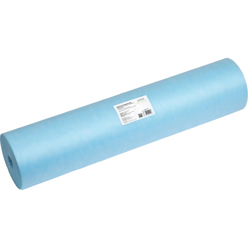 Простыня в рулоне 70х200, голубой SMS, Выбор, 12287 100шт/рул