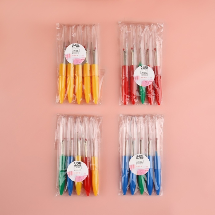 Вспарыватели с колпачком, 12,5 см, 5 шт, цвет разноцветный Вспарыватели с колпачком, 12,5 см, 5 шт, цвет разноцветный