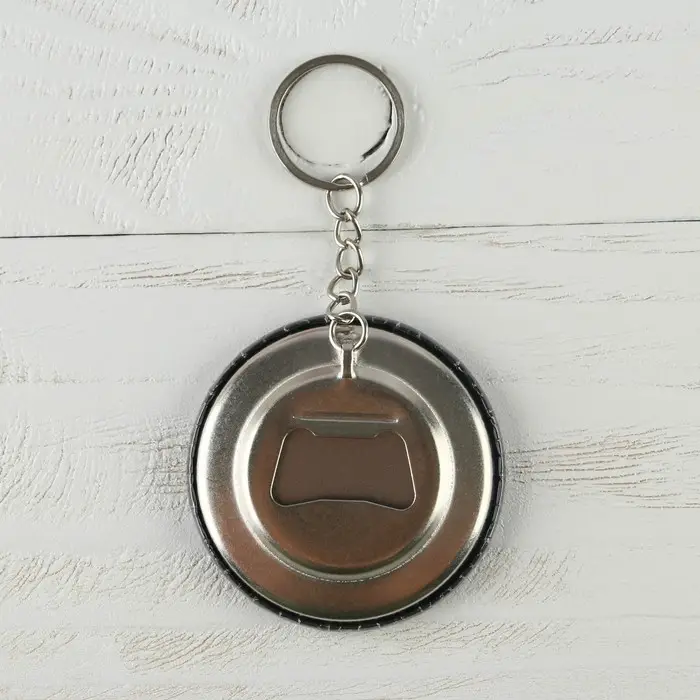 Брелок открывашка для ключей «Настоящий мужик», диам. 5,8 см Брелок открывашка для ключей «Настоящий мужик», диам. 5,8 см