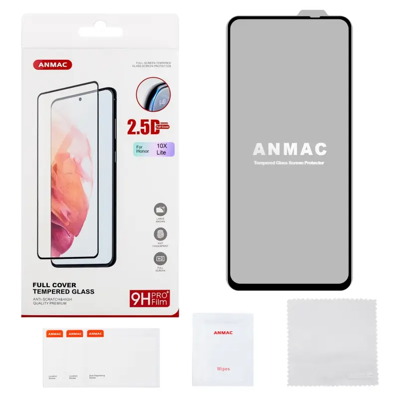 Защитное стекло Huawei Honor 10X Lite/P Smart (2021) Full Cover ANMAC Арт.1137370 Защитное стекло Huawei Honor 10X Lite/P Smart (2021) Full Cover ANMAC Арт.1137370