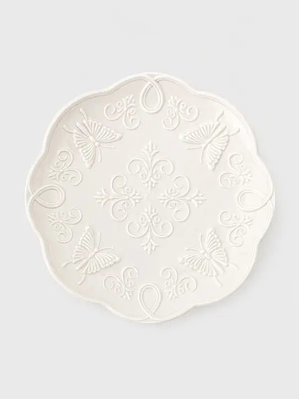 Тарелка Garden, d=25.5 см, фарфор, белая