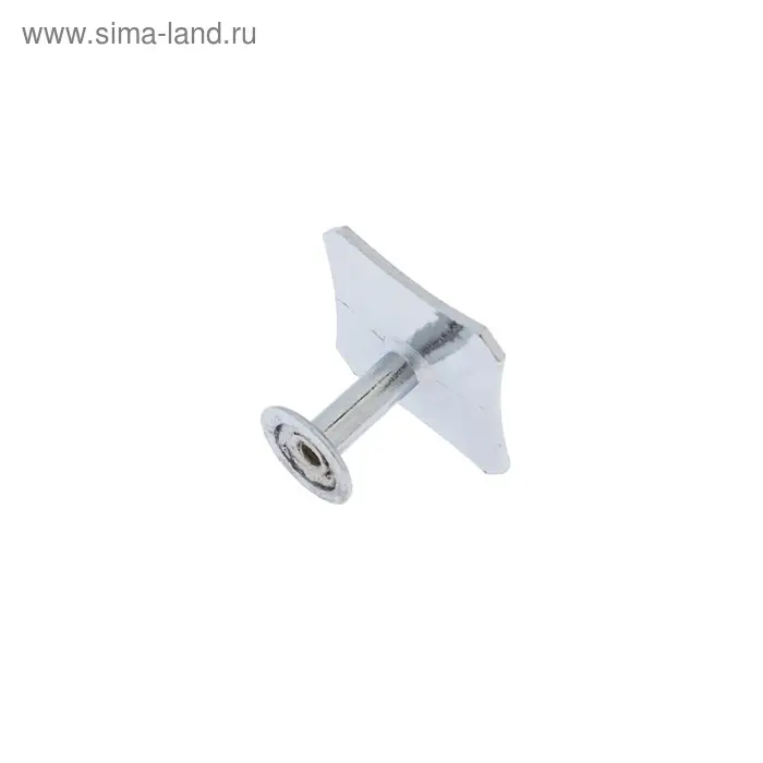 Ручка-кнопка ТУНДРА РК021CP, цвет хром