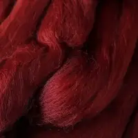 Шерсть для валяния 100% полутонкая шерсть 50 гр (063, шоколад)
