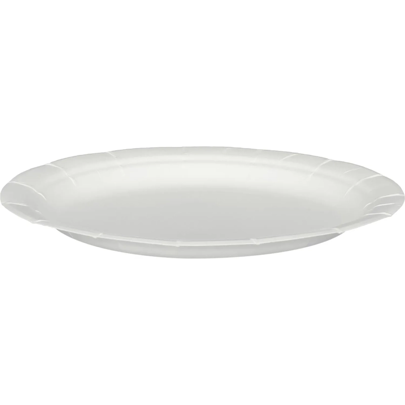 Тарелка одноразовая из ламинированной бумаги д 180 мм, 500 шт/кор