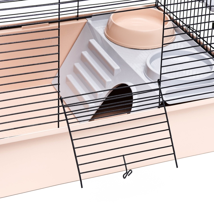 Клетка для шиншиллы Клетка для шиншиллы "Пижон" №19, разборная, 58 х 40 х 49, бежевая