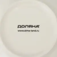 Салатник новогодний Доляна &laquo;Волшебная ночь&raquo;, 400 мл, d=14 см, фарфор, белый
