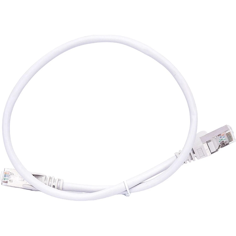 Патч-корд TWT TWT-45-45-0.5/S-GY FTP кат.5e, 0.5 м, серый
