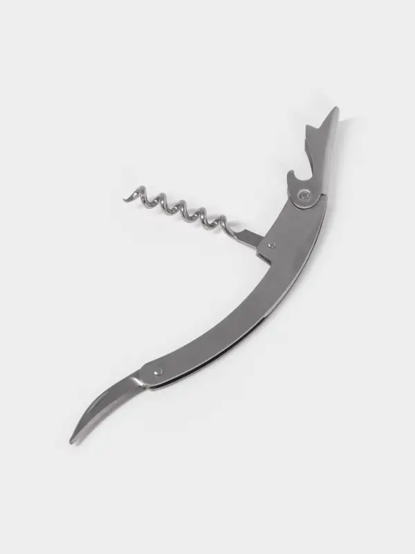 Набор для вина BellaTenero &laquo;Тропики&raquo;, 3 предмета: штопор, пробка, аэратор, доска для подачи, нержавеющая сталь