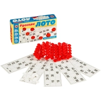 Настольная игра Лото русское с пласт. Бочонками, 52154