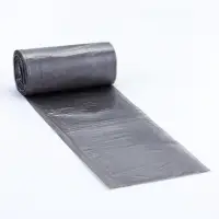 Мешки для мусора в рулоне, 30 л, черные, ПНД, толщина 10 мкм, 50 шт.