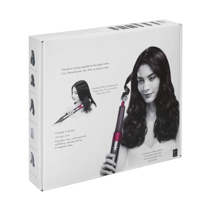 Мультистайлер для волос LF-27, Airwrap 5 в 1, 1300 Вт, 3 режима, керамическое покрытие, фуксия, 1012