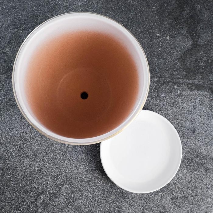 Набор горшков цветочных 4 шт. Лотос белый 0,4 / 1 / 2,5 / 5 л Набор горшков цветочных 4 шт. Лотос белый 0,4 / 1 / 2,5 / 5 л