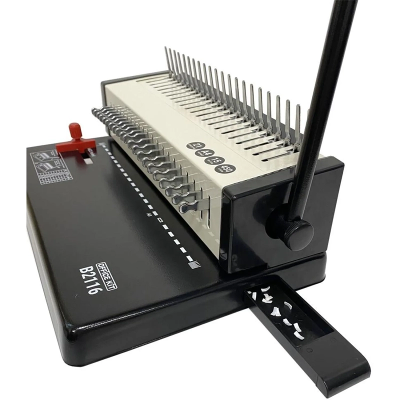 Брошюровщик Office Kit B2116, А4, 16/450л., пл. пруж