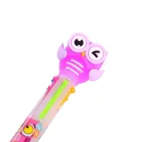 Ручка шариковая &laquo;Совы&raquo;, автоматическая, 6-цветная, корпус с рисунком