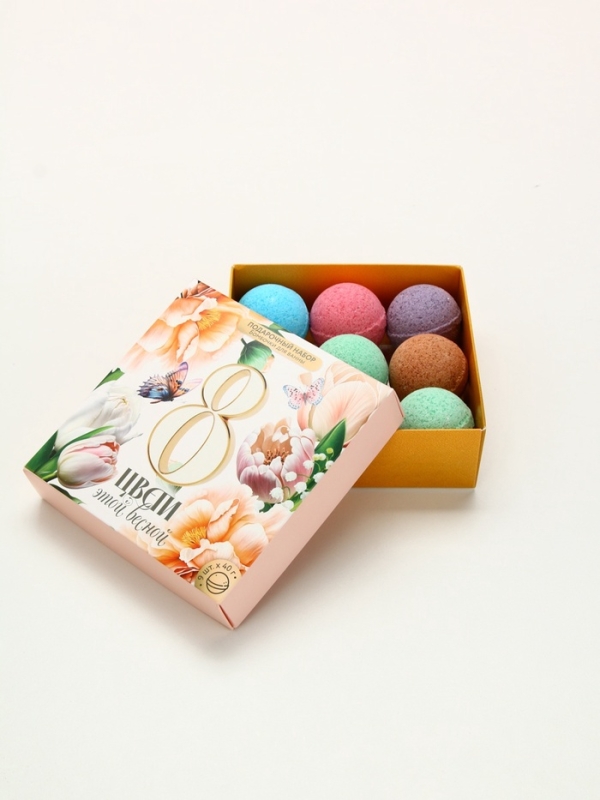 Набор бомбочек для ванны "Цвети этой весной", 9 шт по 40 г