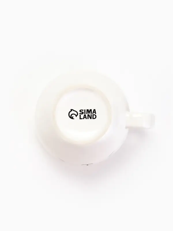 Кружка чайная керамическая &laquo;Кружечка счастья&raquo;, 600 мл