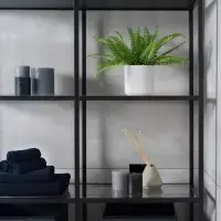 Полотенце отельное For Rooms, большое, черное