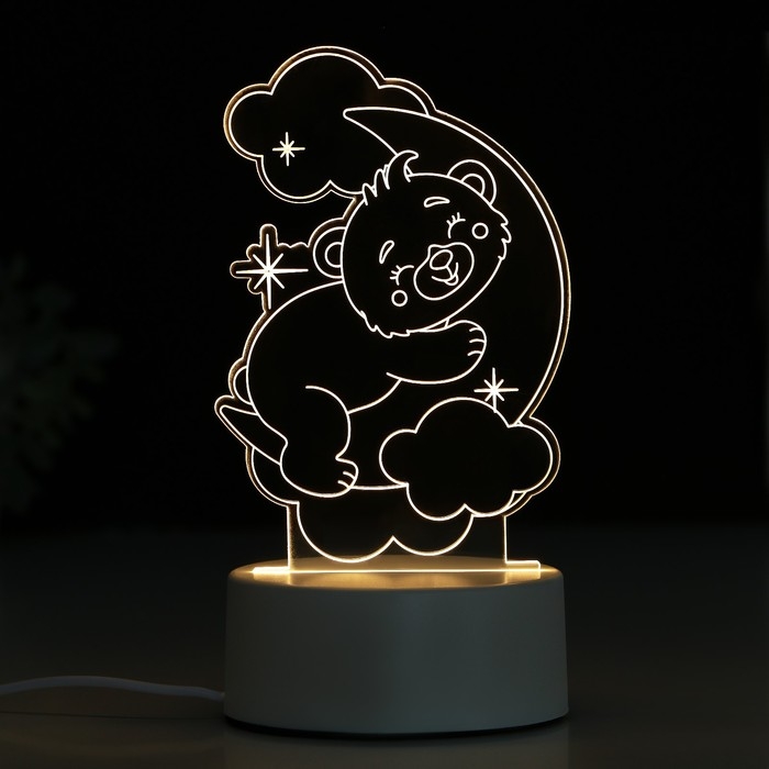 Светильник «Медвежонок», 25 х 14 см, модель GBV-0121. Светильник «Медвежонок», 25 х 14 см, модель GBV-0121.