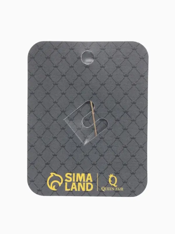 Брошь &laquo;Листочек&raquo;, зелёная в золоте