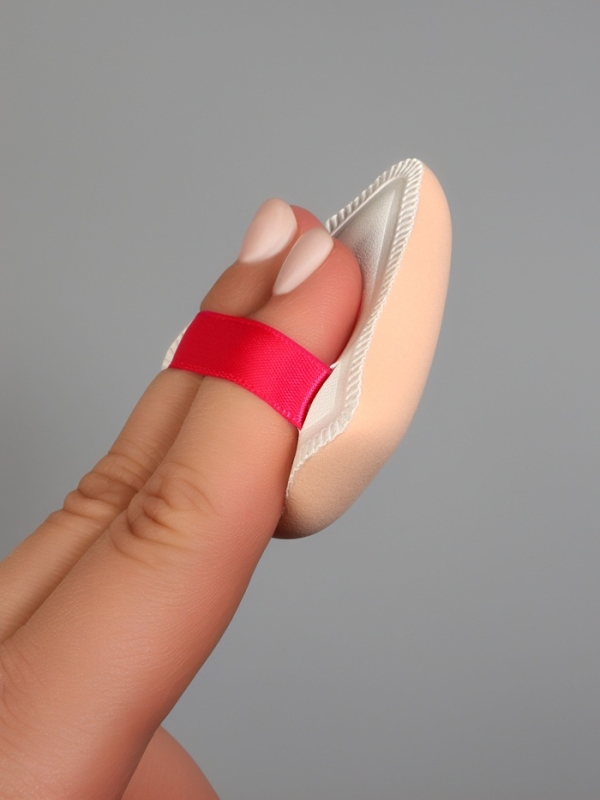 Спонж д/макияжа треуг с держат 7*7см  в пласт футляре латекс белый пакет QF Спонж д/макияжа треуг с держат 7*7см  в пласт футляре латекс белый пакет QF