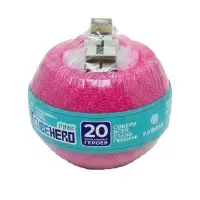 Бомбочка для ванн CUBEHERO  розовая, 210 г МИКС
